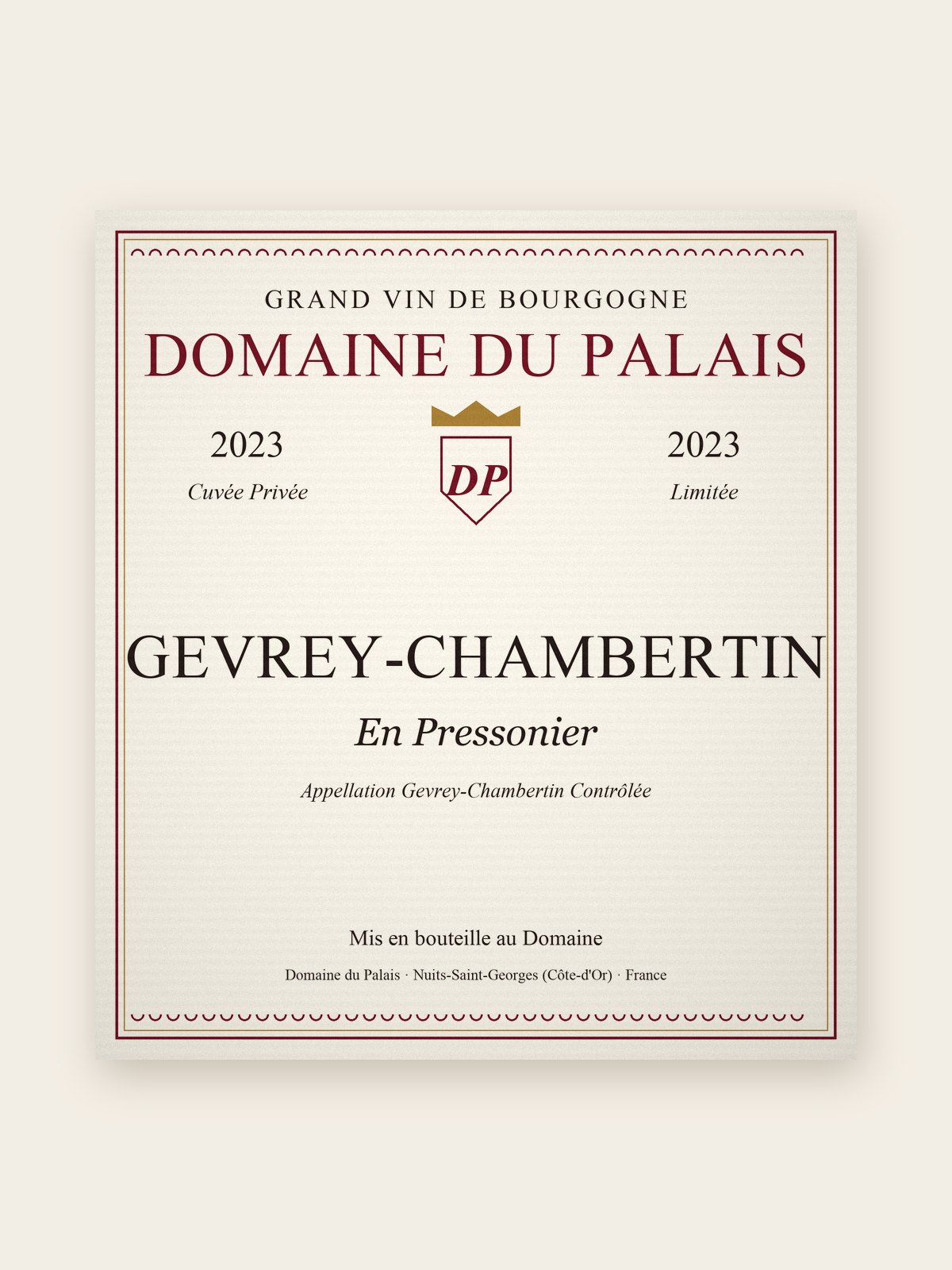Gevrey-Chambertin « En Pressonier »