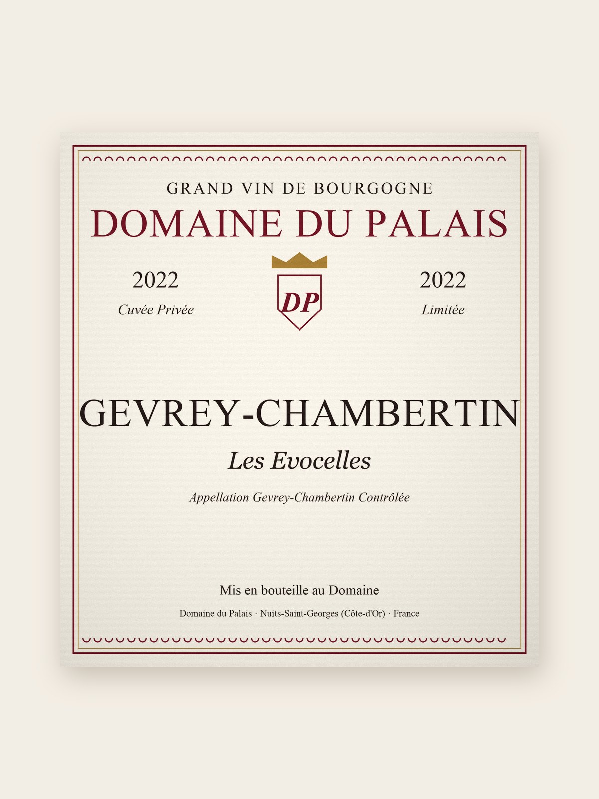 Gevrey-Chambertin « Les Evocelles »