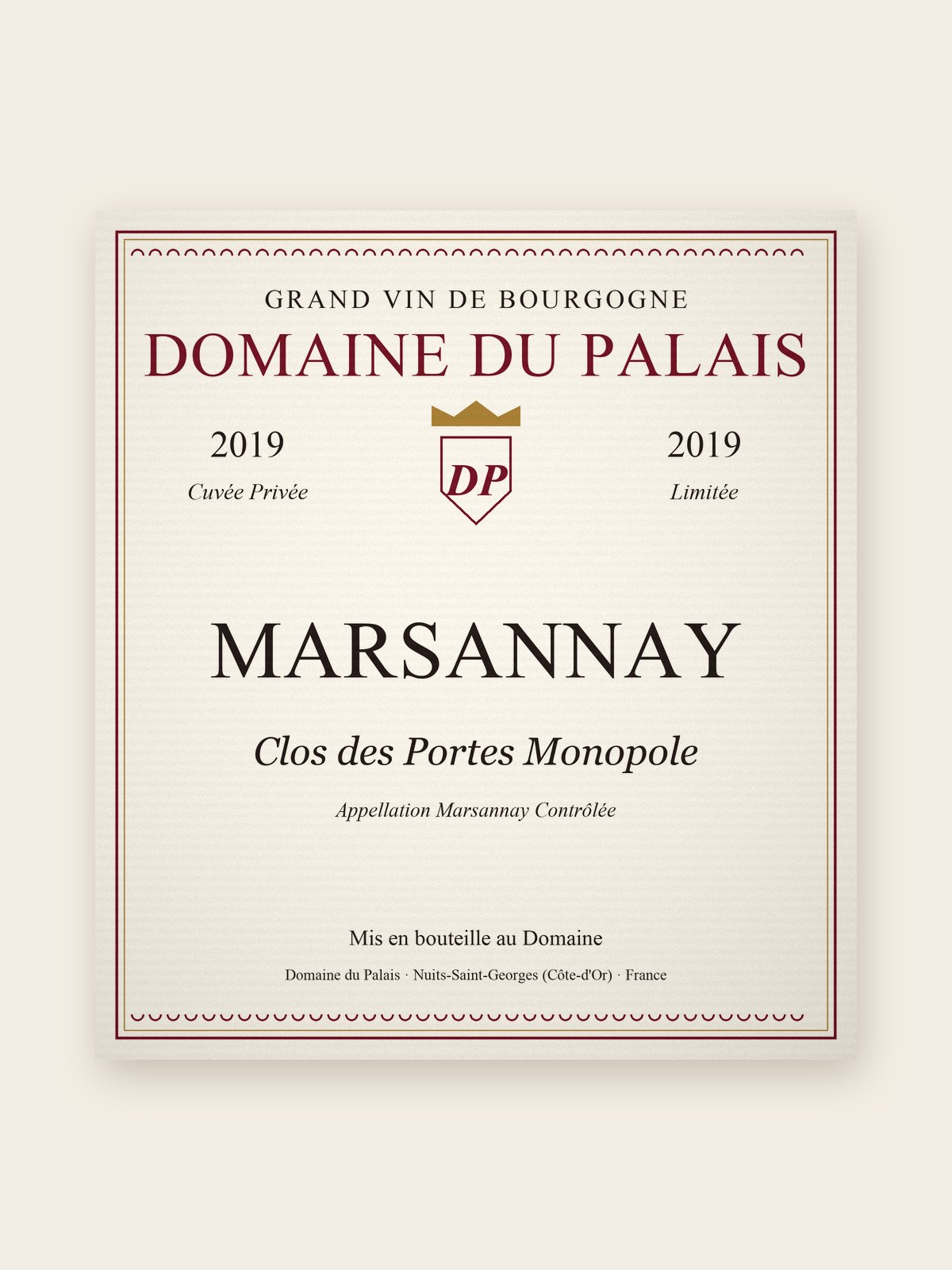 Marsannay Clos des Portes Monopole