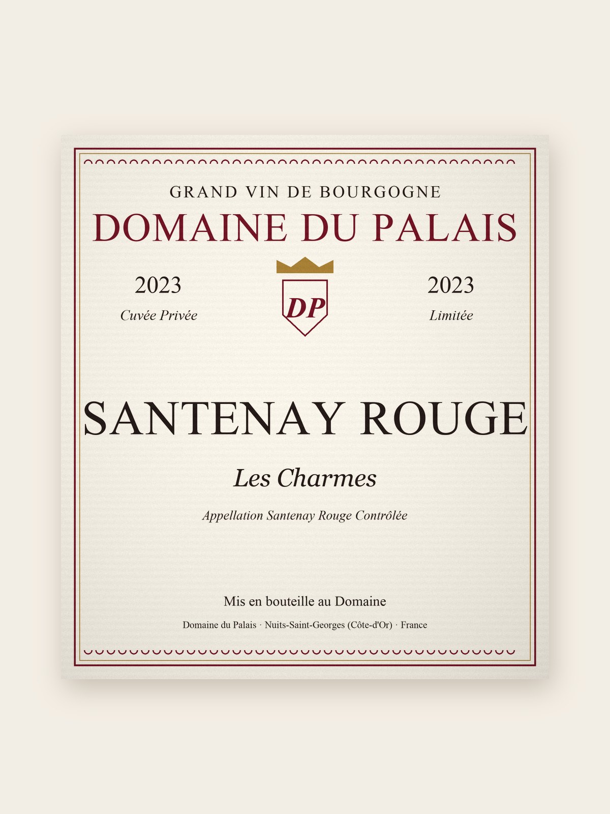 Santenay Rouge « Les Charmes »
